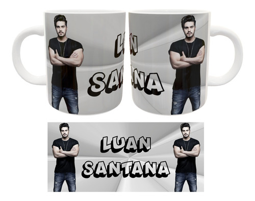 Kit Camiseta, Almofada E Caneca Luan Santana