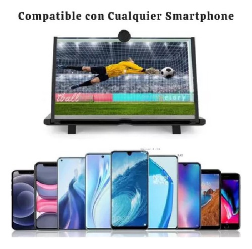 Focus Pro Pantalla Amplificadora 3d Soporte Celular Plegable