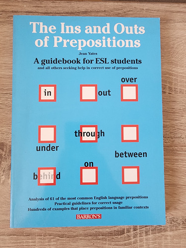 Libro The Ins And Outs Of Prepositions