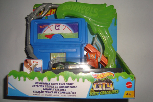 Hot Wheels City Toxic Creatures Gasolinera Toxica