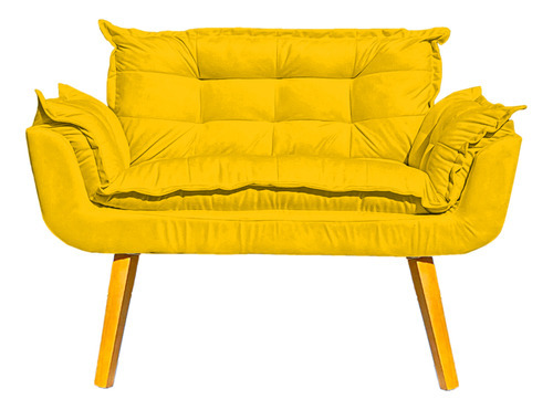 Aleta decorativa para recepción, oficina, colores de gamuza, color amarillo, diseño de tela LISA DE GAMUZA