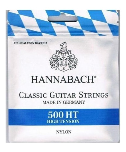 Encordado Guitarra Criolla Cuerdas Hannabach 500ht - Alta 