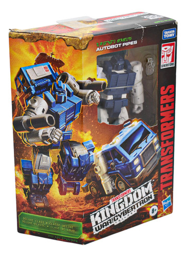 Transformers Kingdom War Cybertron Autobot Pipes Hasbro Da