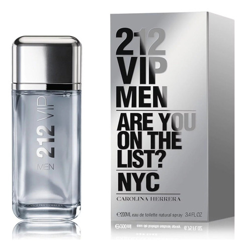 212 Vip Hombre Edt 200ml Silk Perfumes Originales