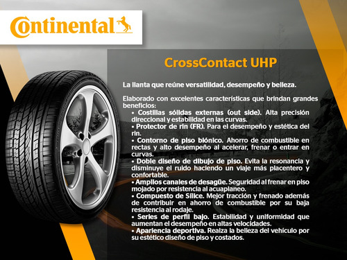 2 Llantas 295/40r21 111w Cross Contact Uhp Radial