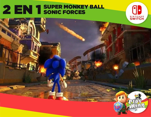 Imagen 4 de 9 de Sonic Forces Super Monkey Ball: Banana Blitz Hd Switch