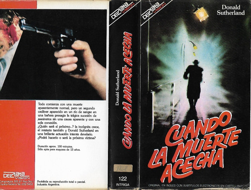 Cuando La Muerte Acecha Vhs Donald Sutherland Charles Durnin