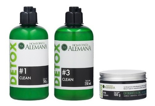 Kit Detox Clean Acné Homeopatía Alemana Kit detox clean Acné - 3 piezas