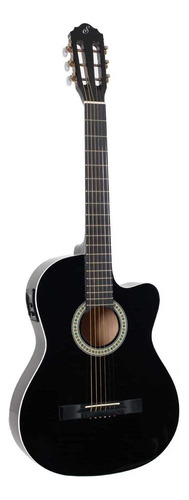 Violão Giannini Aço Flat Sf-14 Eletroacústico Preto Outlet