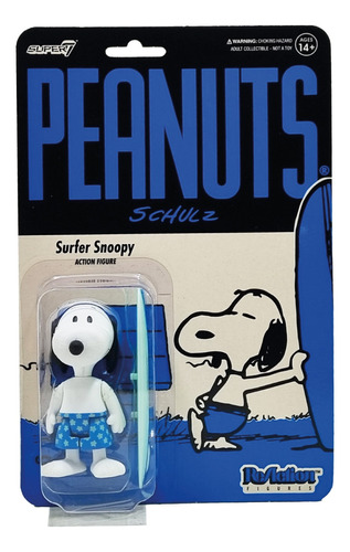 Super 7 - Reaction - Peanuts - Surfer Snoopy