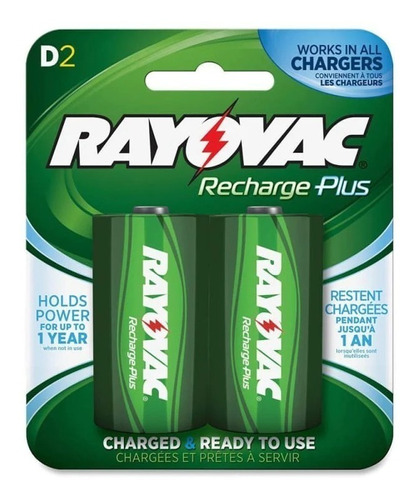 Pilas Recargables Rayovac Tipo C