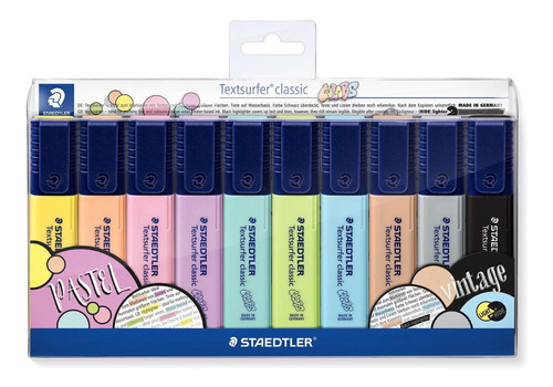 Caneta Marca Texto Staedtler Textsurfer Classic - 10 Cores