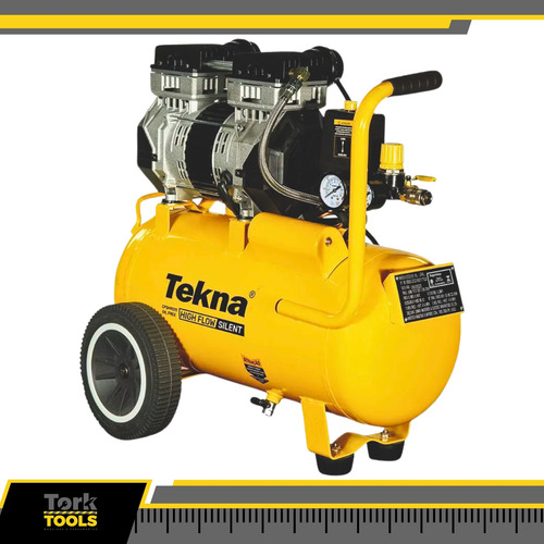 Compressor De Ar 2,5hp 24l S/ Óleo High Flow Cpsh9025 Tekna