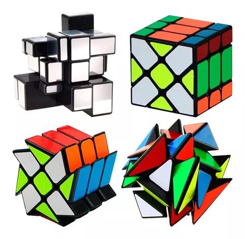 Paquete De 4 Rubik - Axis , Windmill Y