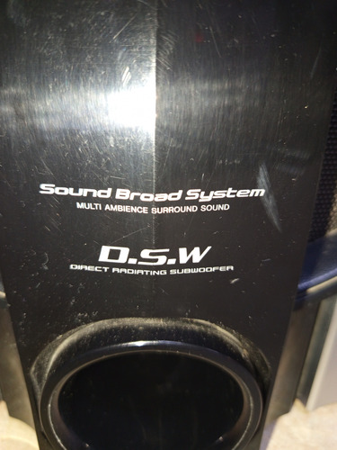 Módular Subwoofers Sony Genezi Gnx880 Funcionando Al 100 Negro 250 W (Usado)