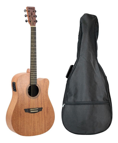 Kit Violão Folk Strinberg Forest Fs4d Mgs +bag