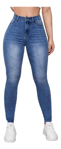 Jeans Mujer Pantalón De Mezclilla Stretch Corte Colombiano