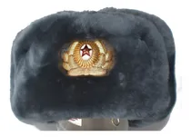 Comprar  Ushanka Sombrero  Ruso Oficial De Ejercito Ruso Piel Natura