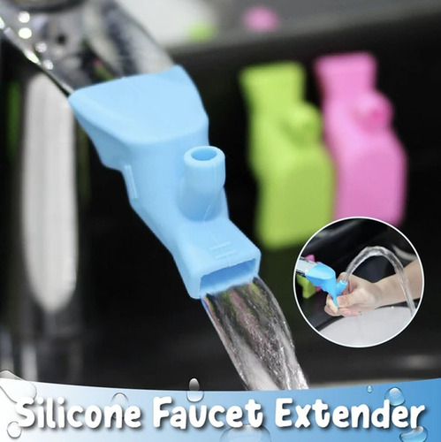 Extensor De Grifo De Lavabo De Silicona Para Lavarse Las Man