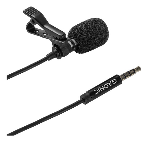 Imagen 3 de 8 de Microfono Solapa Gadnic Mic00052 3.5mm Para Celular Computadora Sonido Nitido Frecuencia 65hz/18khz