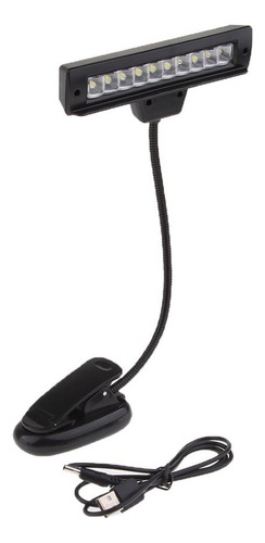A Clip Recargable Usb En Lámpara Led For Atril Que Estudia