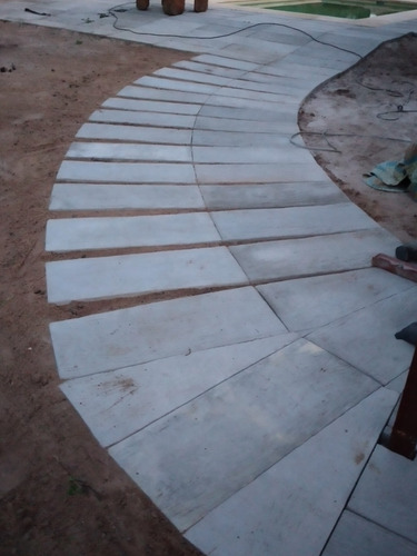 Imagen 6 de 8 de Baldosas Caminero De Hormigón Imitación Madera Para Patio