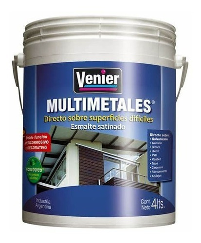 Multimetales Venier 2 En 1 Al Agua X4l Pintu Don Luis Mdp