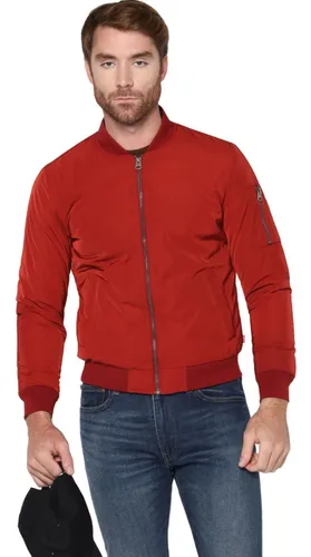 Chamarra bomber Rcano con bolsillos para hombre