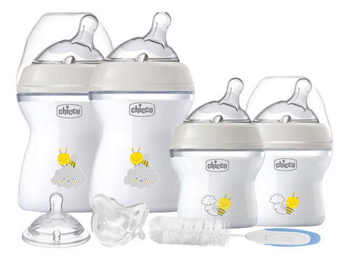 Set De Inicio Biberones Chicco Naturalfeeling Recién Nacido