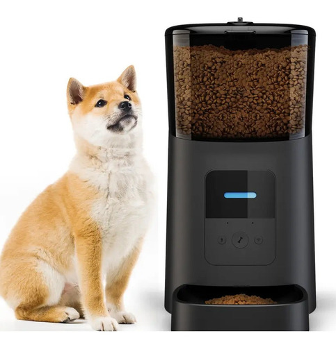 Dispensador Alimento Automático Perros Gatos Mascota Voces