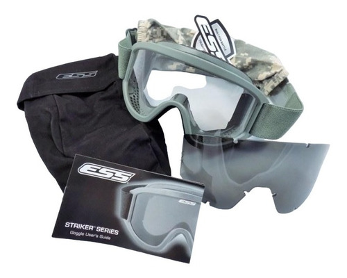 Ess Land Ops Striker Goggles Militares Profesionales Obscuro