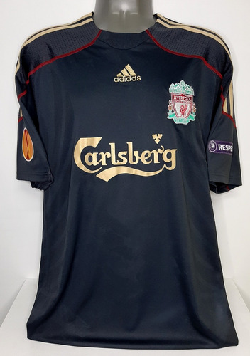 Liverpool  Visita Europa League 2009 Gerrard Soccerboo Je320