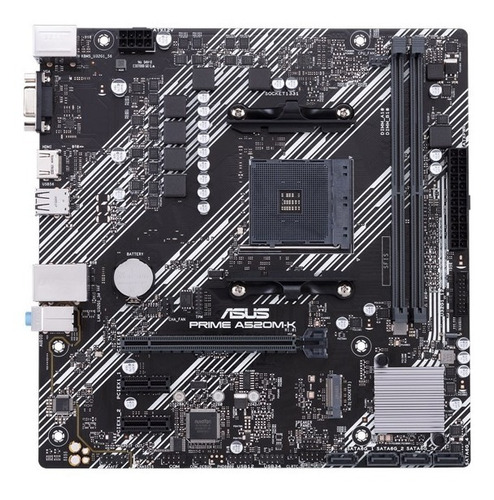 Motherboard Asus Prime A520m-k A520 Mother Am4 Ryzen Ddr4