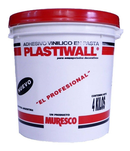 Adhesivo Para Empapelado Muresco 4 Kg Plastiwall 