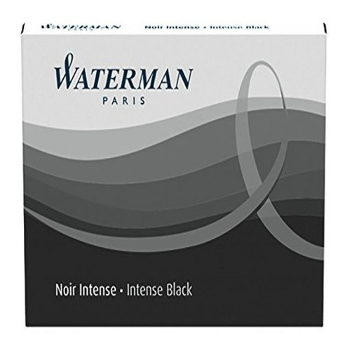 Set Cartridges Waterman - Intense Black (8 Unids).