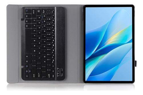 Funda Negra De Poliuretano Con Teclado Para Vivo Pad Air/iqo