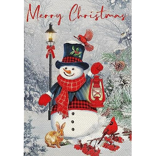 Christmas Diamond Art Painting Kits For Adults - Snowma...