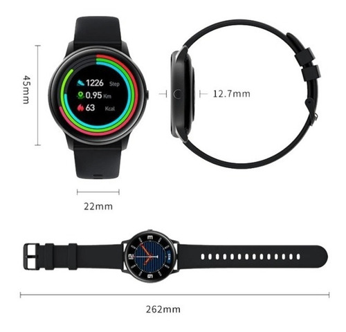 Imagen 6 de 6 de Reloj Xiaomi Imilab Imi Kw66 Smart Watch Cardio+ Malla Extra