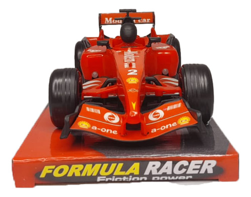 Auto Formula Uno Rojo Con Luz Y Sonido