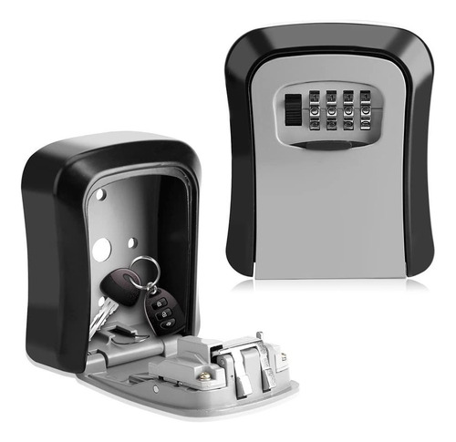 Jja Caja De Seguridad Con Llave, Código De Combinación De 4
