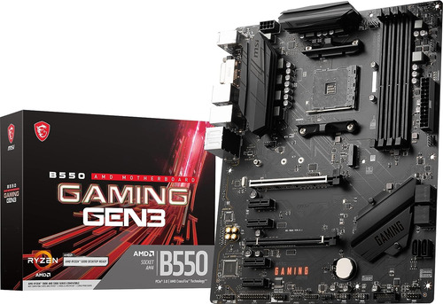 Placa Base Para Juegos Msi B550 Gaming Gen3 (amd Am4, Ddr...