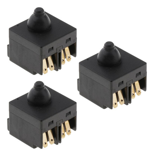 3pcs Novo Botão Interruptor De Substituição