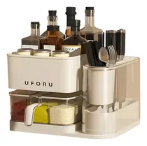 Comprar Organizador De Cocina Porta Condimentos Cubiertos Premium