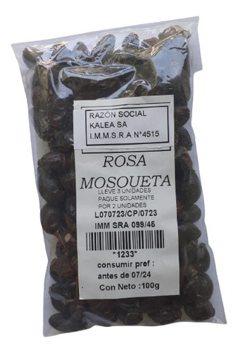 Rosa Mosqueta 100g. Compre 3 Pague 2.