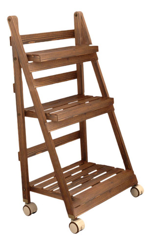 Stand Rack Batter Soporter De Plantador Plegable 3 Nivel