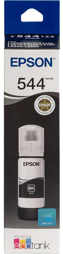 Garrafa De Tinta Epson Preta T544 Compatível Com Ecotank