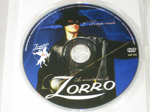 Zorro - 2a Temporada - Vol.2 - 7 Episódios - Dvd (Usado)