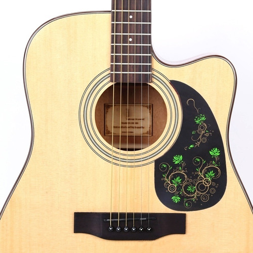 Golpeador para guitarra con diseño de flores y pájaros para guitarra acústica de 40 a 42 pulgadas Vommpe 