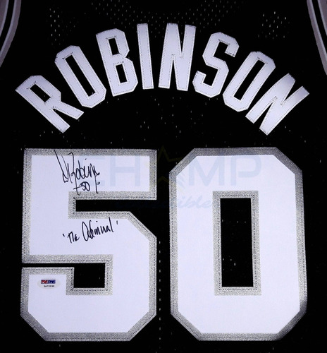 Jersey Autografiado David Robinson San Antonio Spurs C/insc