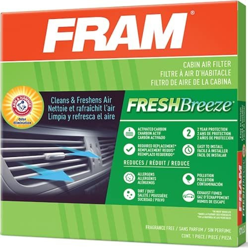 Fram Fresh Breeze Cf12283 - Filtro De Aire Para Cabina Con B